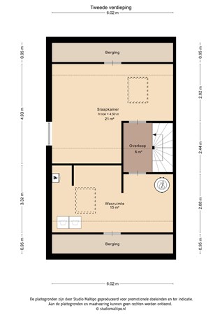 Floorplan - Saffierlaan 8, 4142 RD Leerdam